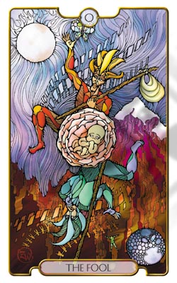 The Fool from Revelations Tarot Deck