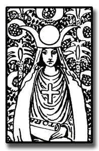 The High Priestess (section)
